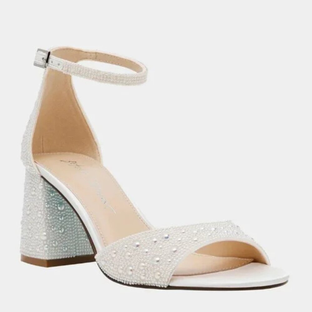 Betsey Johnson KAMI Pearl Block Heel